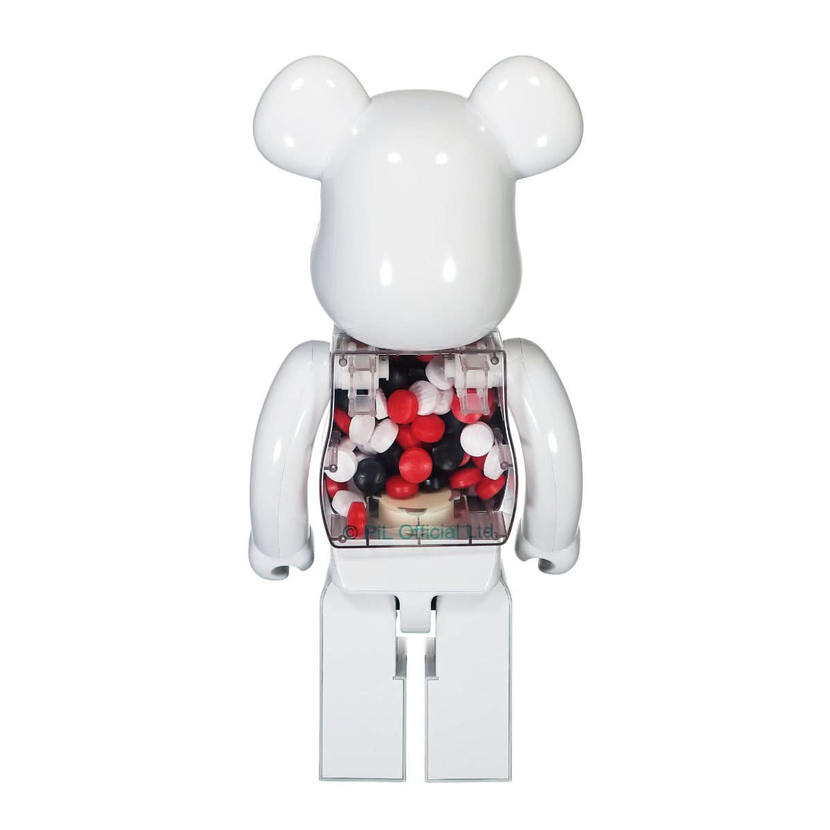 Medicom Be@rbrick PiL Chrome Version 1000% Multicolor Detail view 2 | Gate
