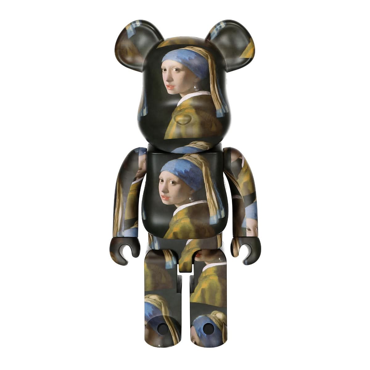 Medicom Be@rbrick Girl with a Pearl Earring 1000% Multicolor Detail view 1 | Gate