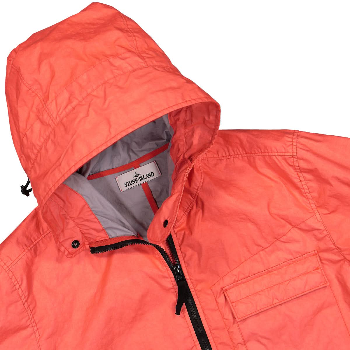 Stone Island Jacket Orange Detail view 3 | Gate