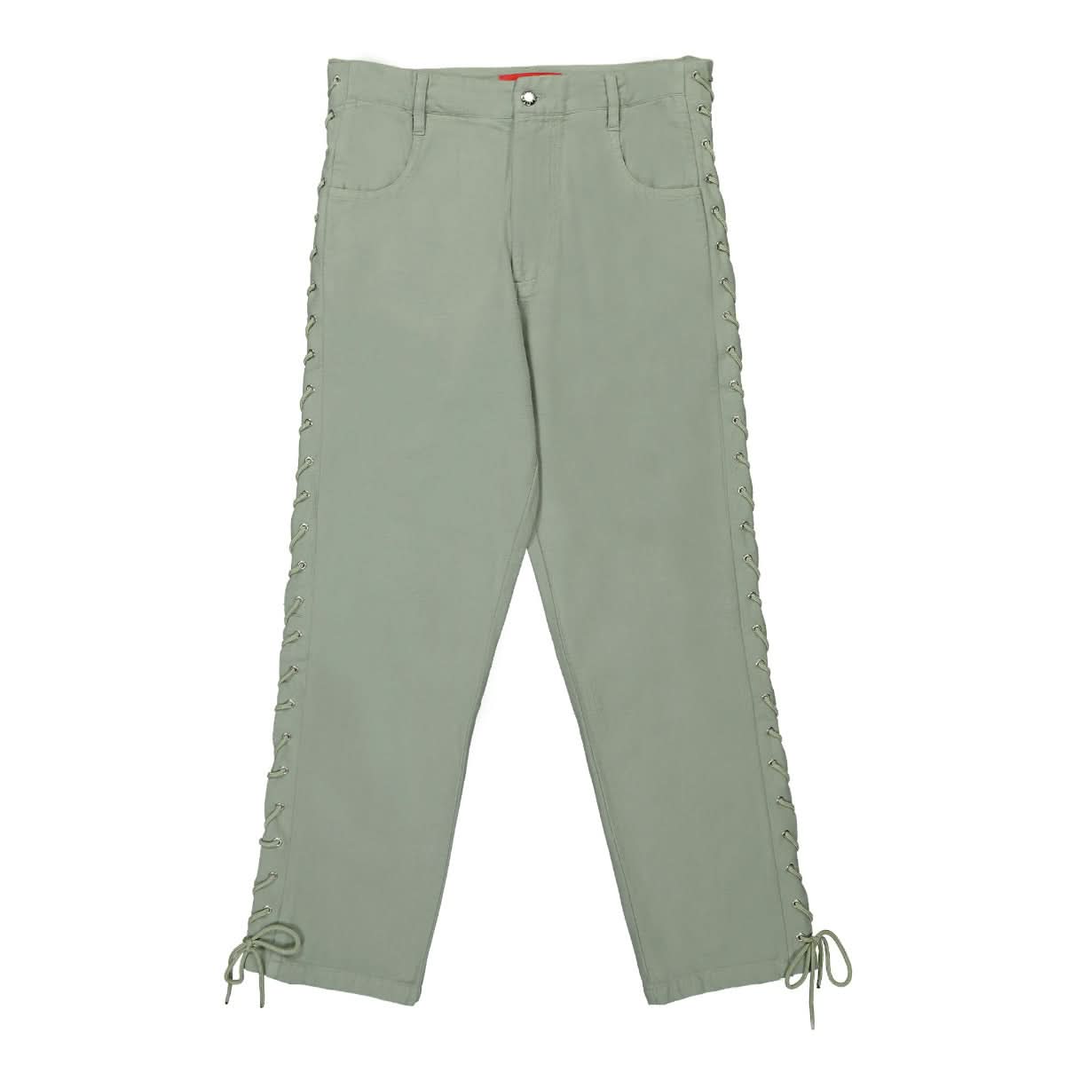 Eckhaus Latta Laced Pant Green Detail view 1 | Gate