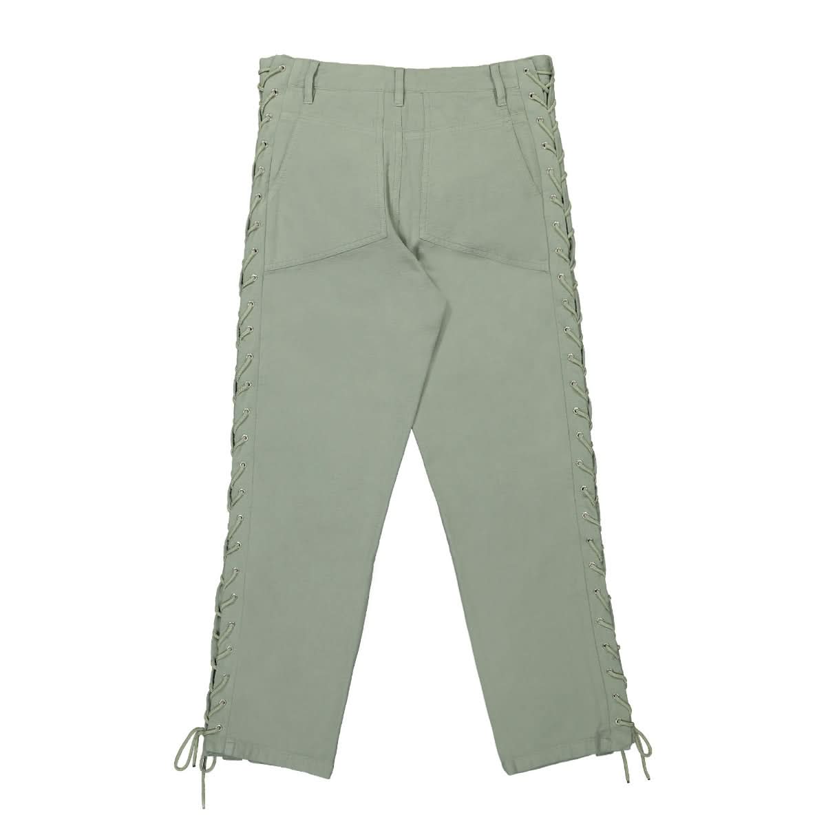 Eckhaus Latta Laced Pant Green Detail view 1 | Gate