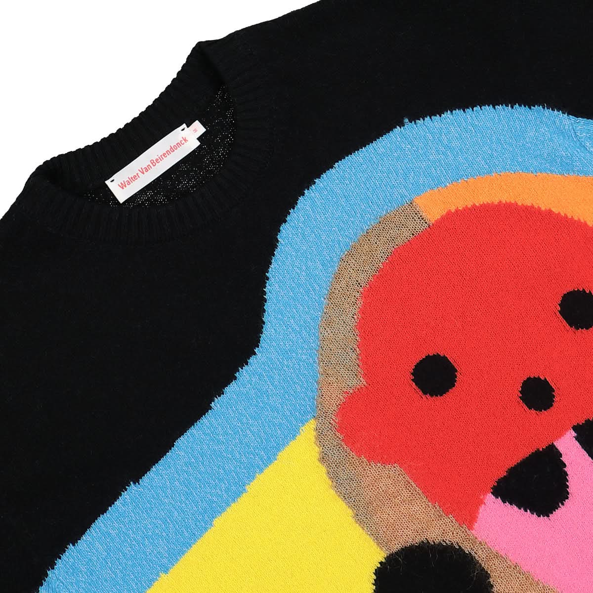 Walter Van Beirendonck Hypereal Knit Black Detail view 3 | Gate