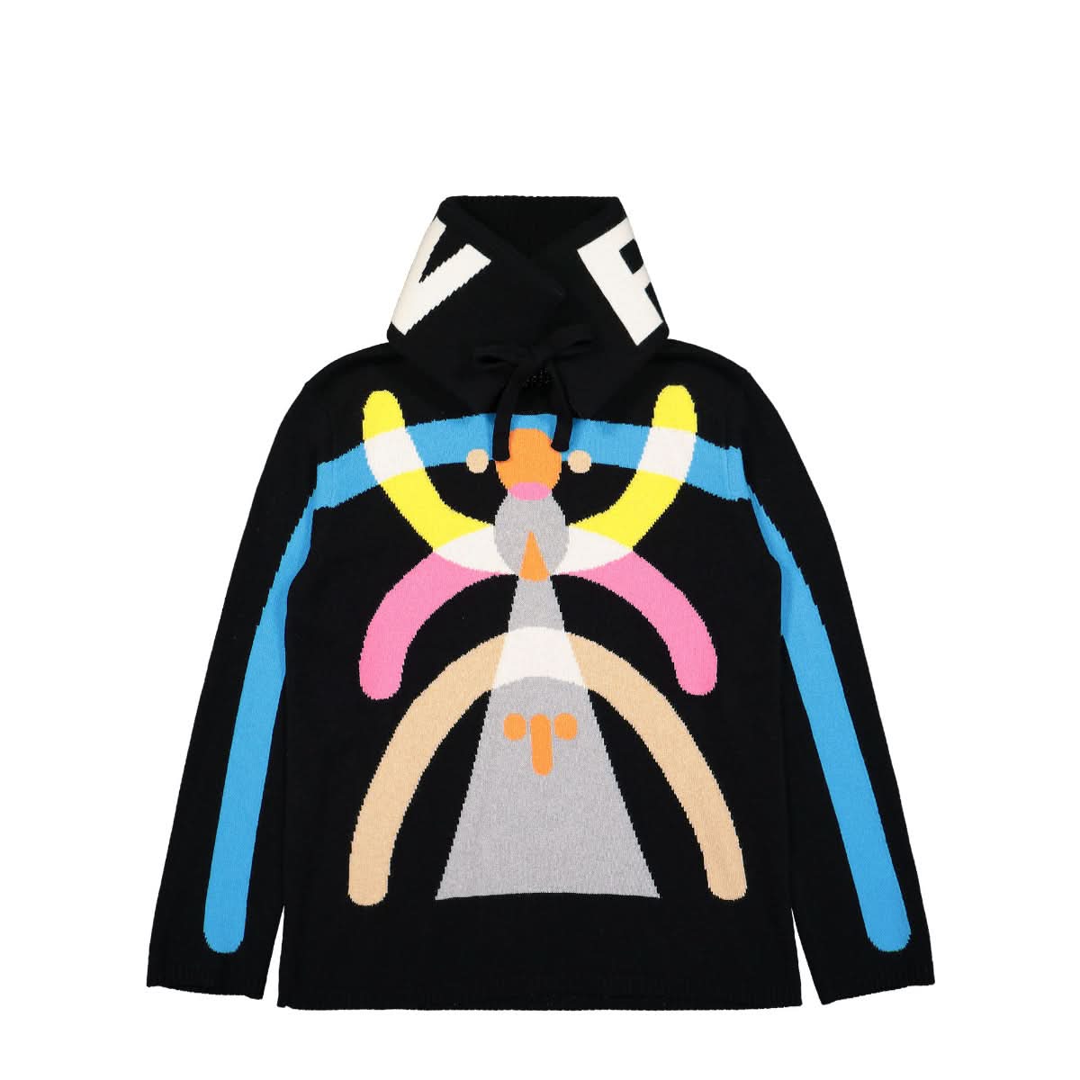 Walter Van Beirendonck Hyper Walter Knit With Collar Black Detail view 1 | Gate