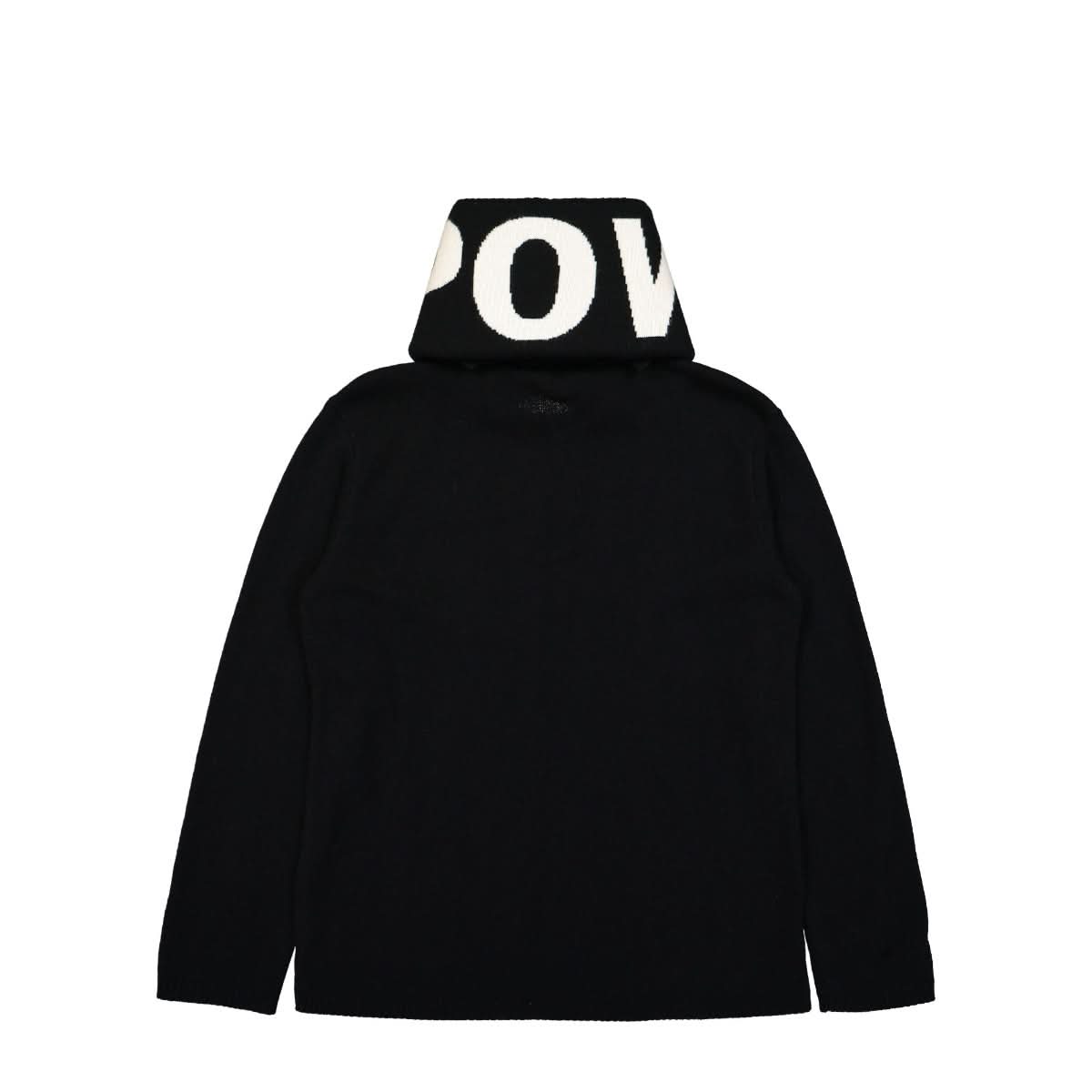 Walter Van Beirendonck Hyper Walter Knit With Collar Black Detail view 2 | Gate