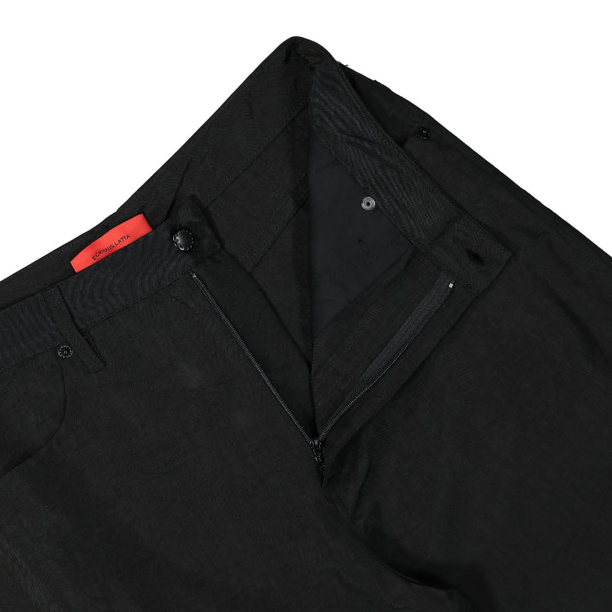 Eckhaus Latta Husk Pant Black Detail view 4 | Gate