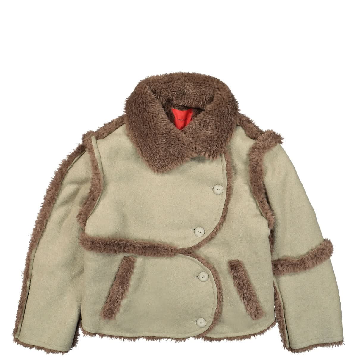 Eckhaus Latta Blended Jacket Brown Detail view 1 | Gate