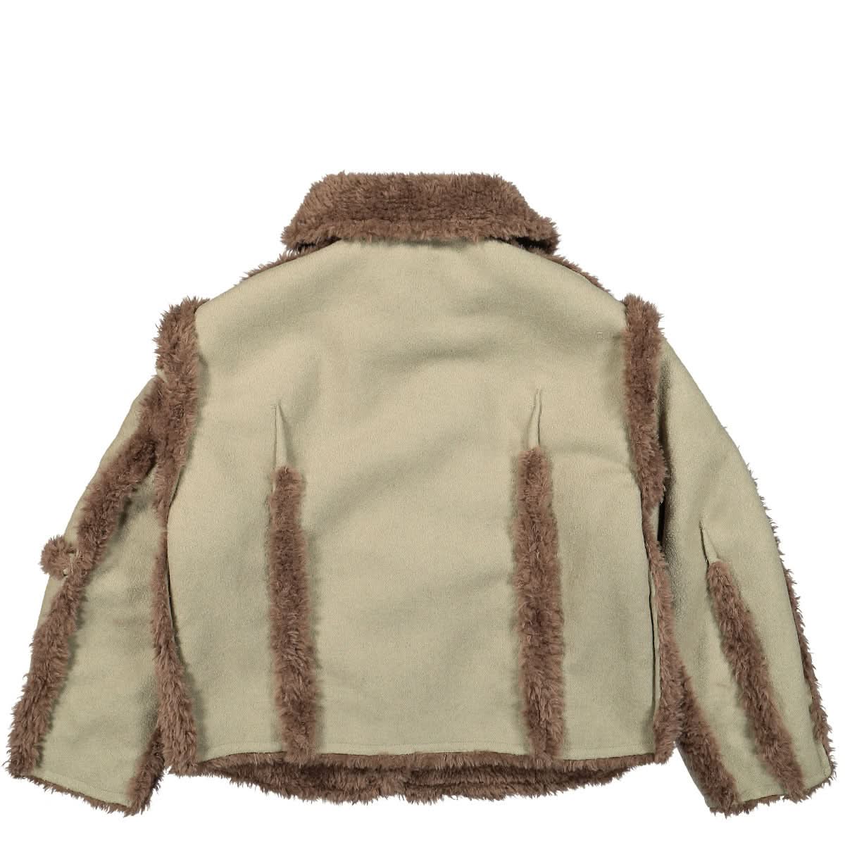 Eckhaus Latta Blended Jacket Brown Detail view 3 | Gate