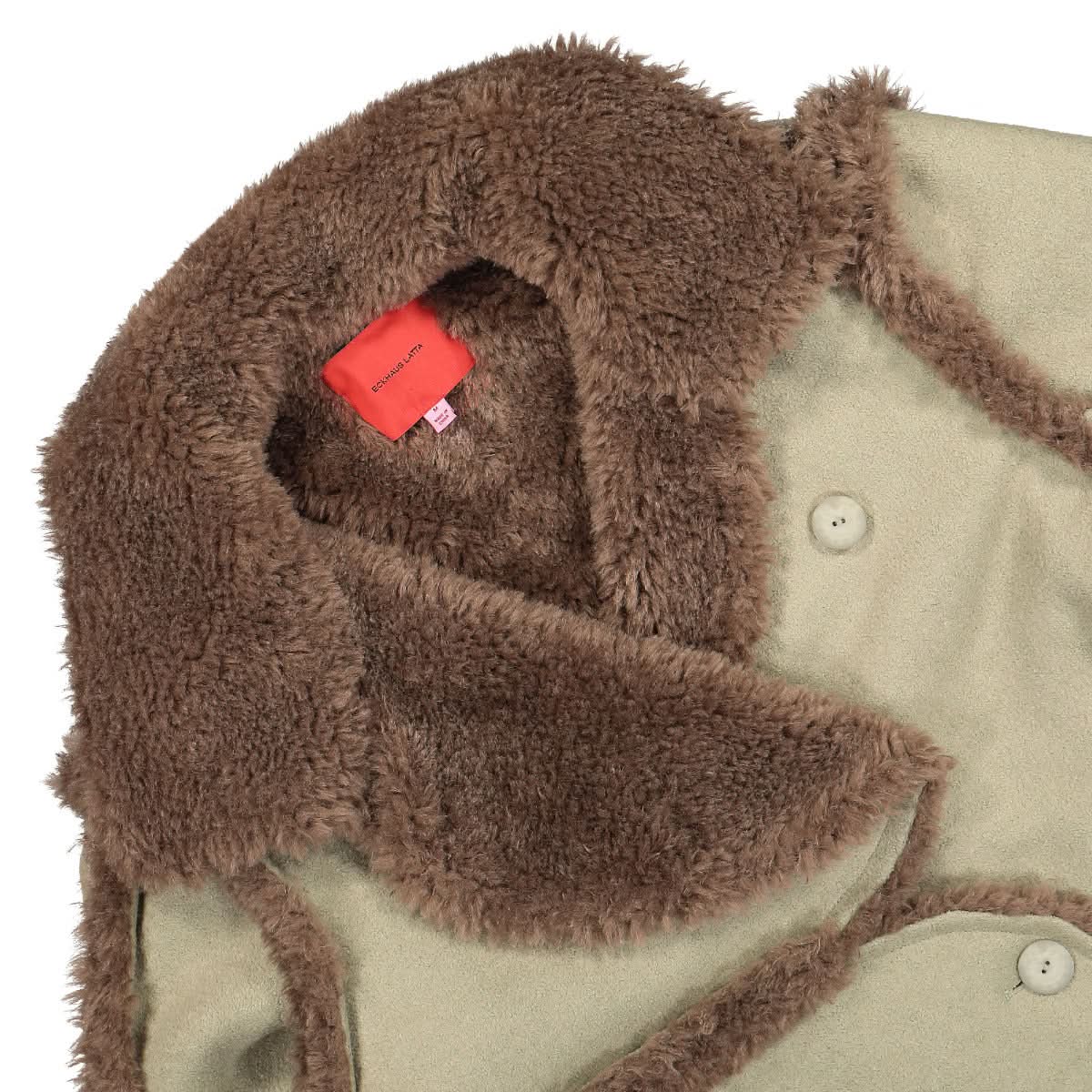 Eckhaus Latta Blended Jacket Brown Detail view 4 | Gate
