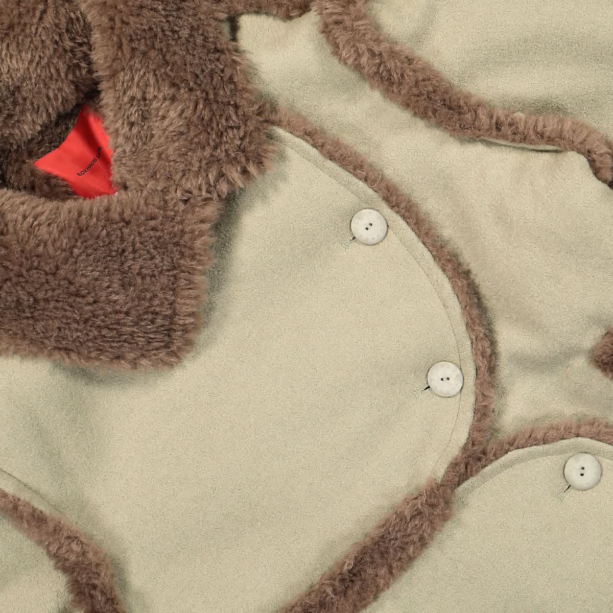 Eckhaus Latta Blended Jacket Brown Detail view 6 | Gate
