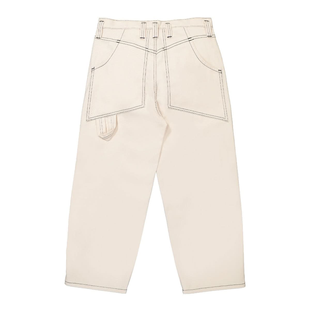 Eckhaus Latta Baggy Jean Redux Beige Detail view 2 | Gate