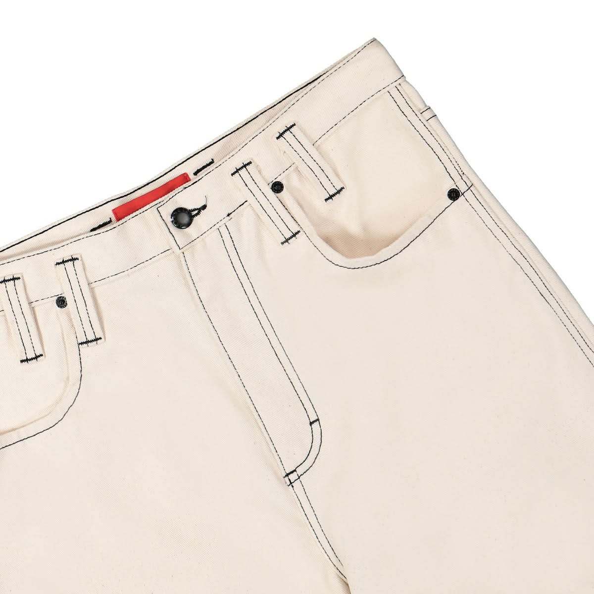 Eckhaus Latta Baggy Jean Redux Beige Detail view 4 | Gate