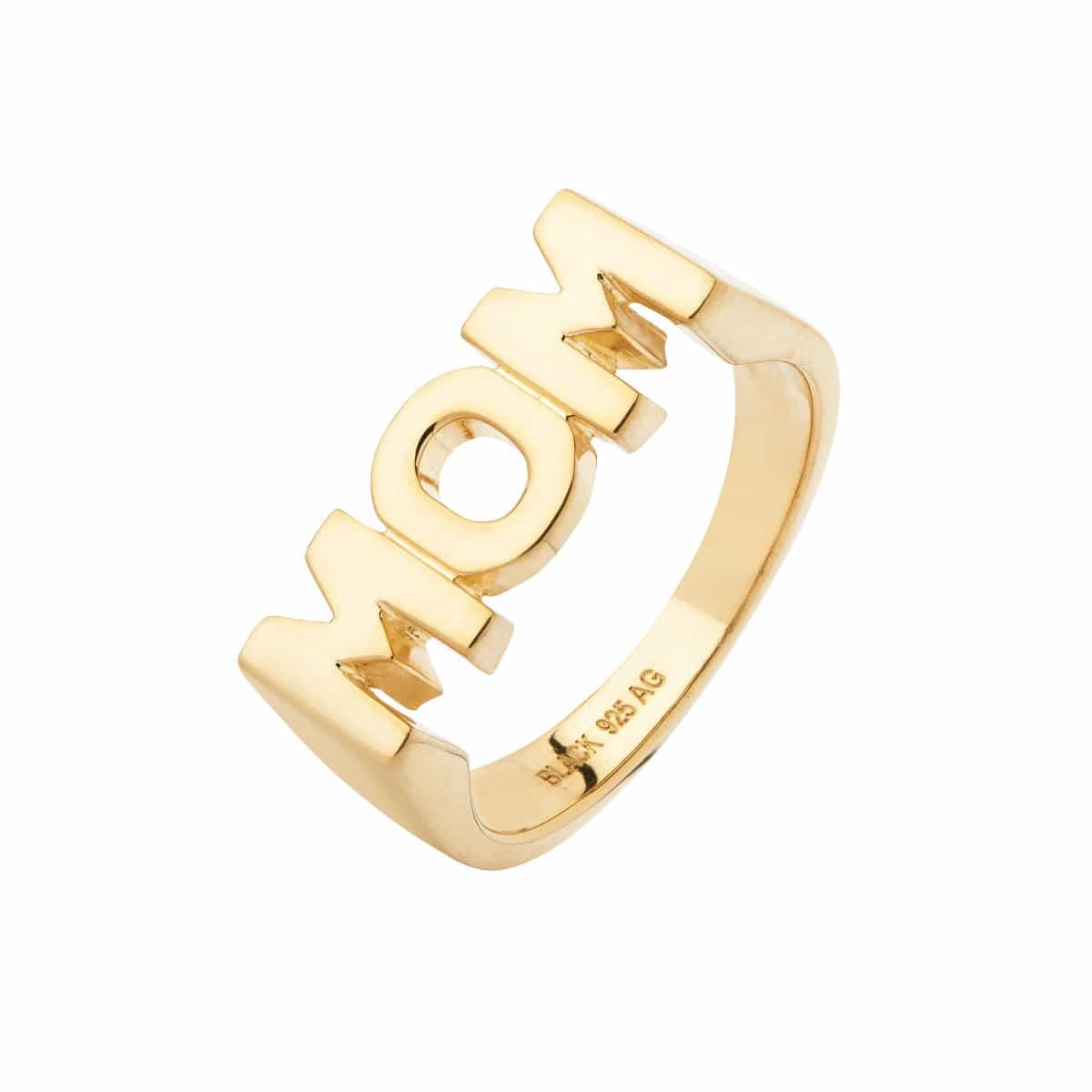 Maria Black Mom Ring Gold Detail view 2 | Gate