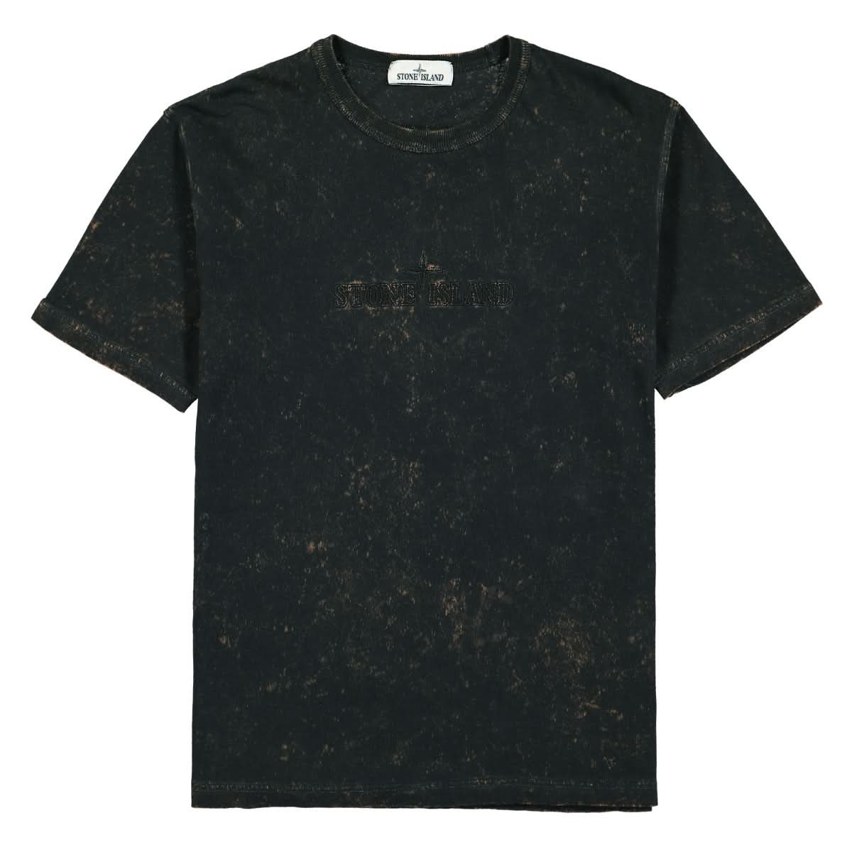 Stone Island T-Shirt Black Detail view 1 | Gate