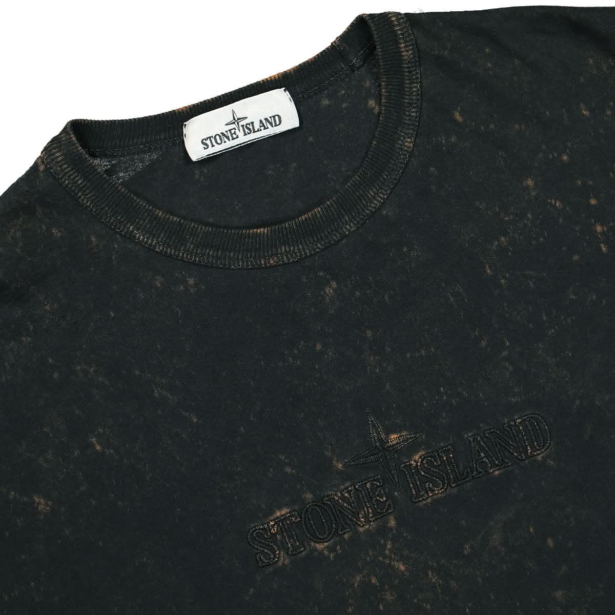 Stone Island T-Shirt Black Detail view 3 | Gate