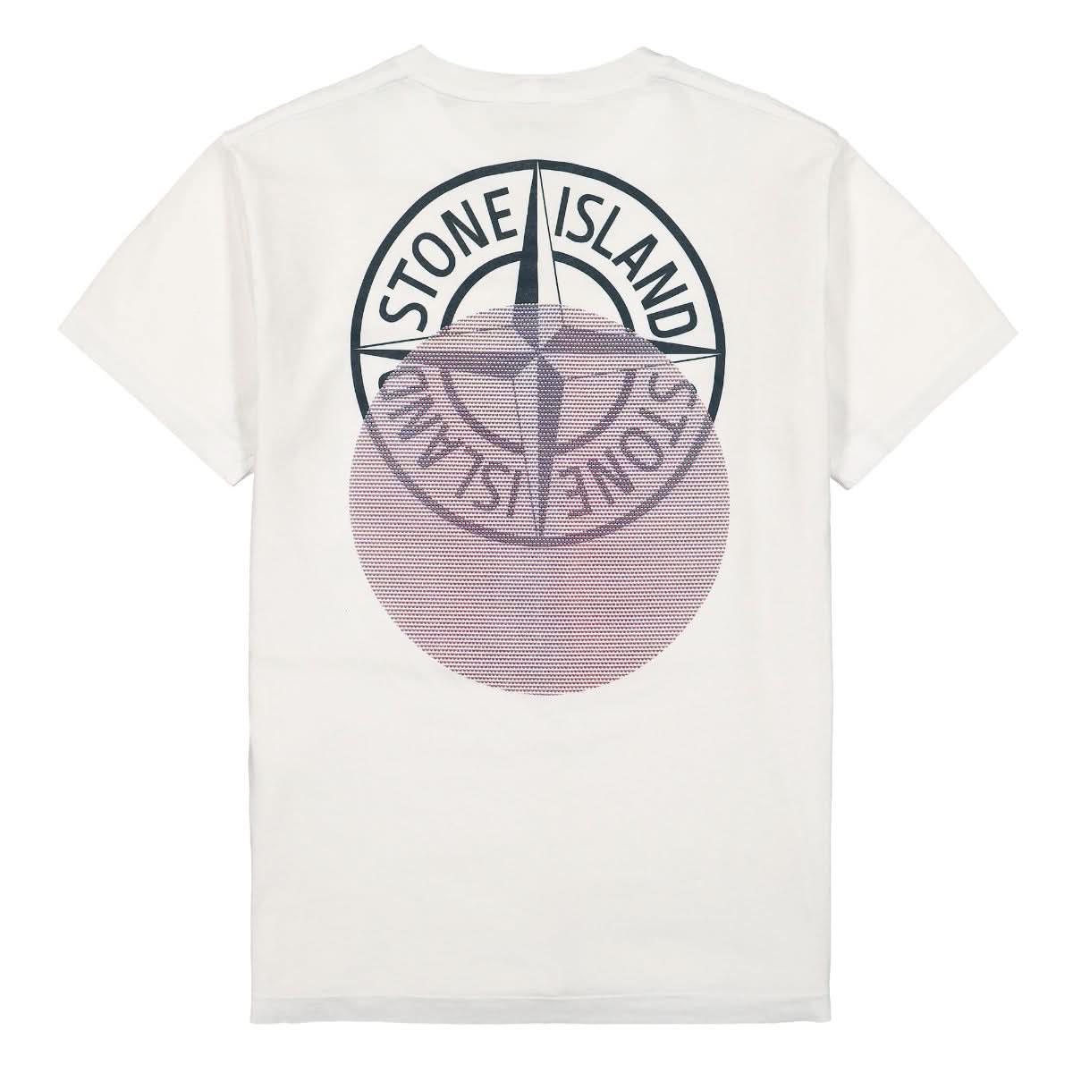Stone Island T-Shirt White Detail view 2 | Gate