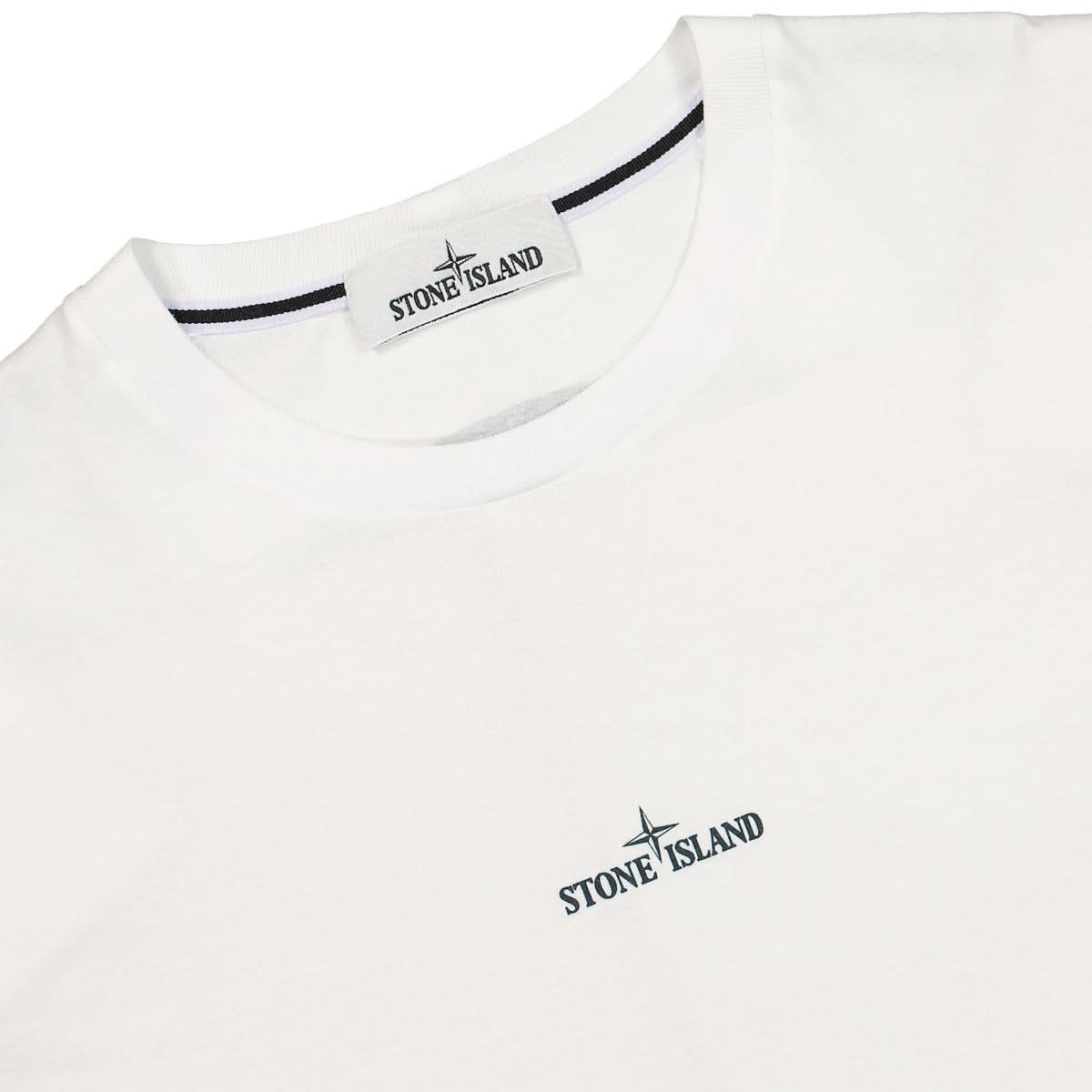 Stone Island T-Shirt White Detail view 3 | Gate