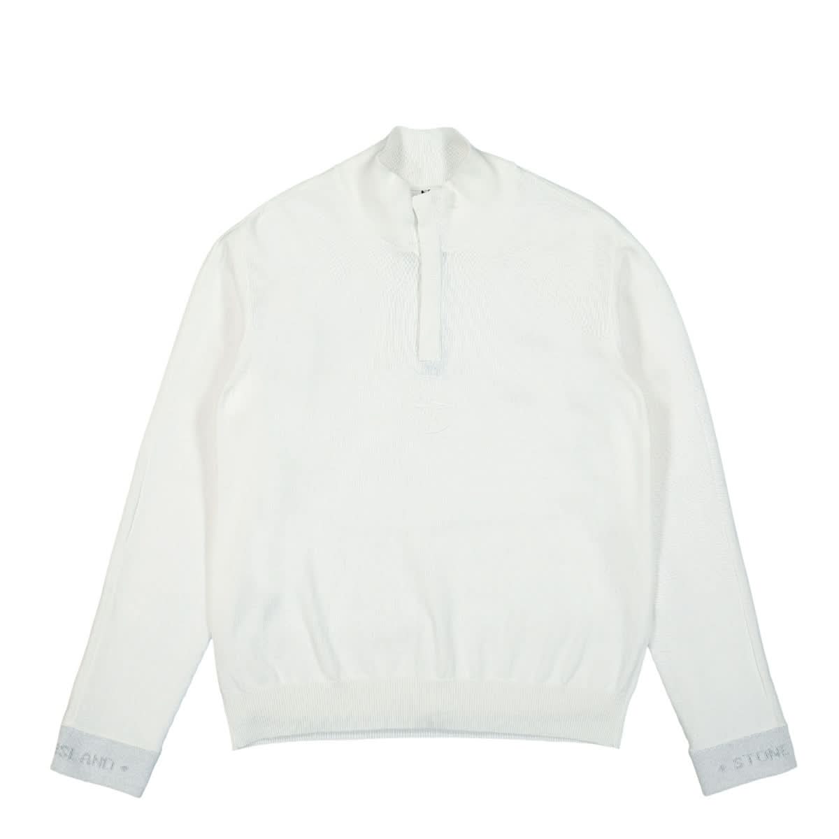 Stone Island Knitwear White Detail view 1 | Gate