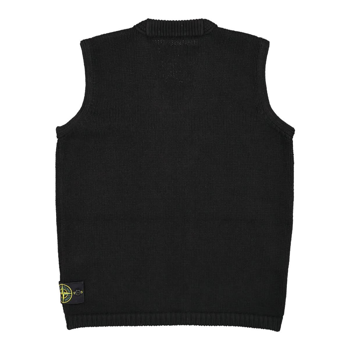 Stone Island Knitwear Black Detail view 2 | Gate
