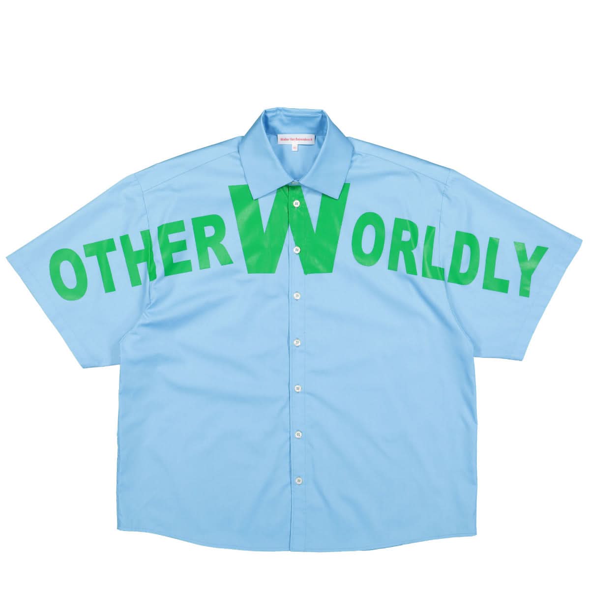 Walter Van Beirendonck Star Shirt Oversized OTHERWORLDLY Blue Detail view 1 | Gate