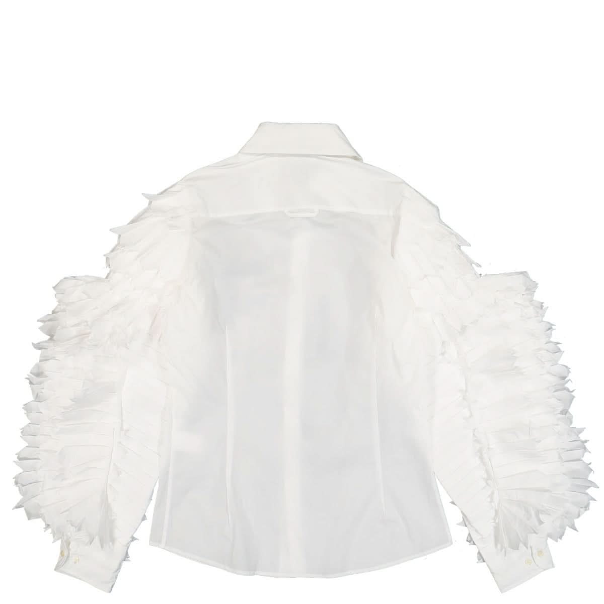 Walter Van Beirendonck Icarus Shirt White Detail view 2 | Gate