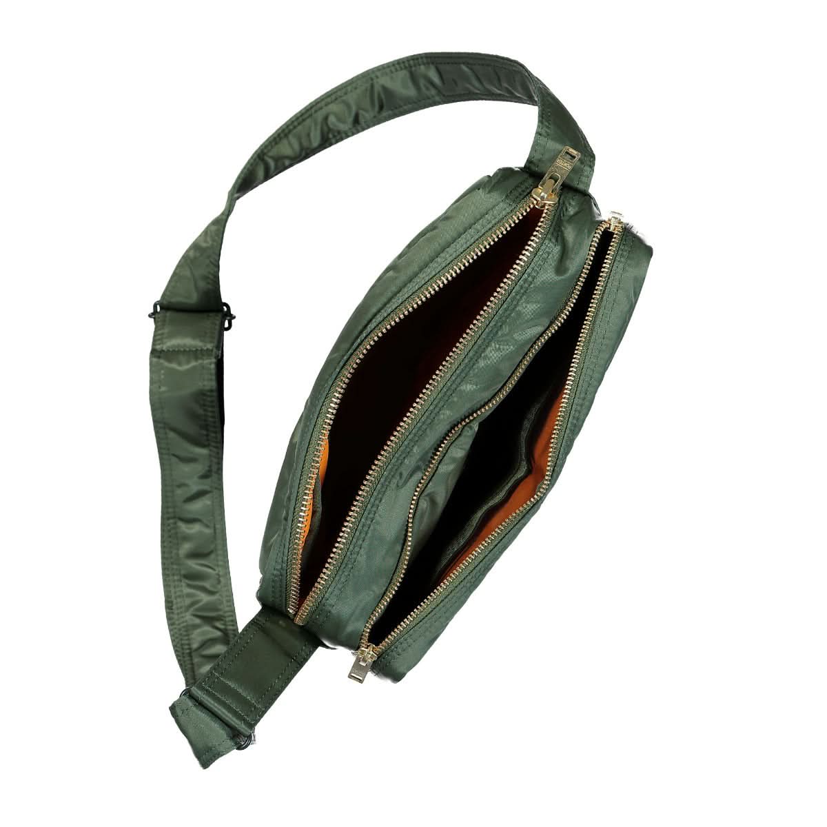 Porter-Yoshida & Co. Tanker Shoulder Bag L Green Detail view 4 | Gate