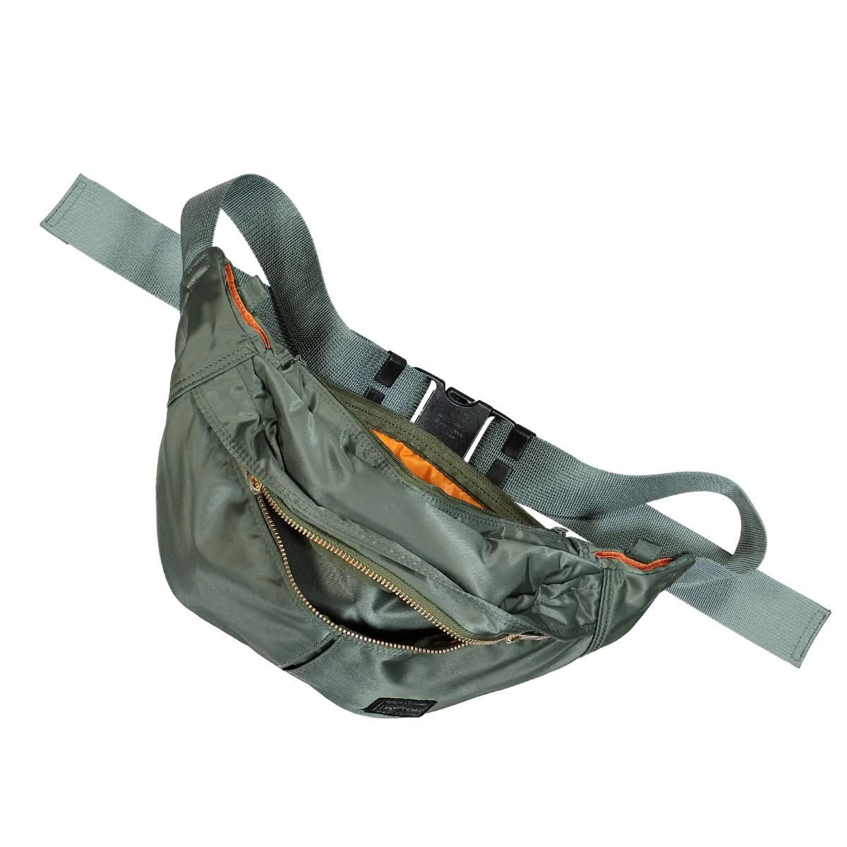 Porter-Yoshida & Co. Tanker Waist Bag S Green Detail view 3 | Gate