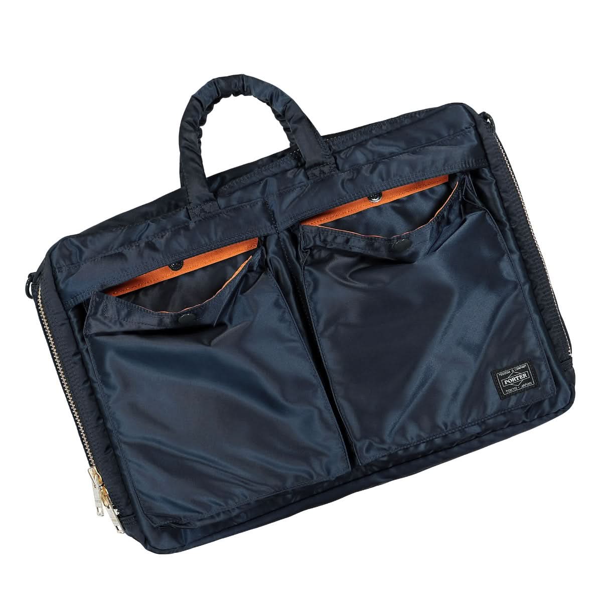 Porter-Yoshida & Co. Tanker 2Way Briefcase Blue Detail view 3 | Gate