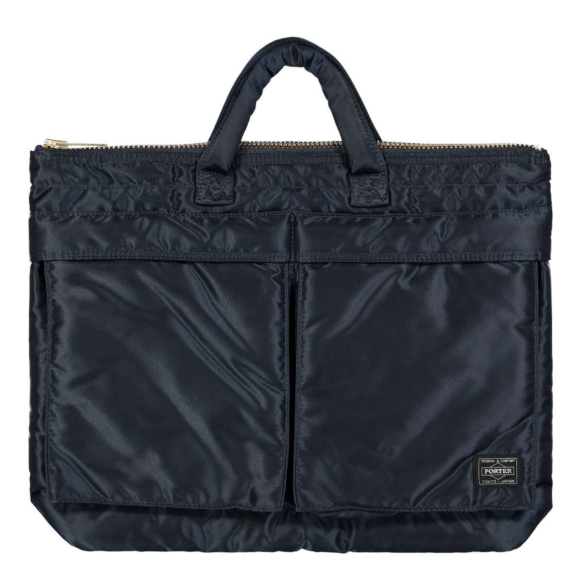 Porter-Yoshida & Co. Tanker Short Helmet Bag S Blue Detail view 1 | Gate