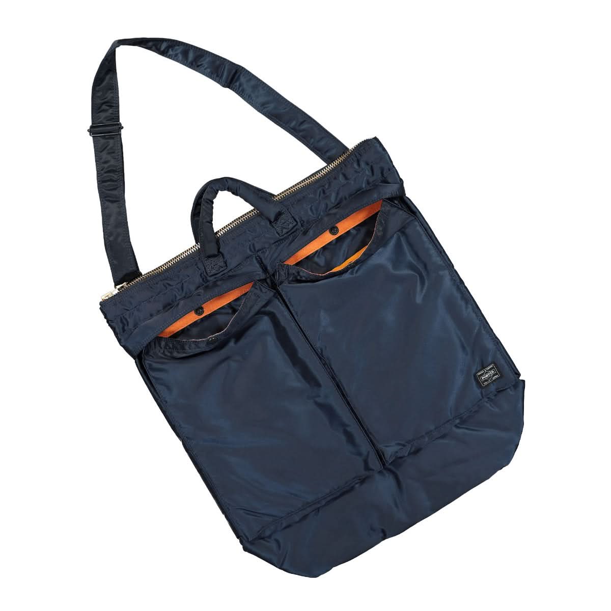 Porter-Yoshida & Co. Tanker 2Way Helmet Bag Blue Detail view 3 | Gate