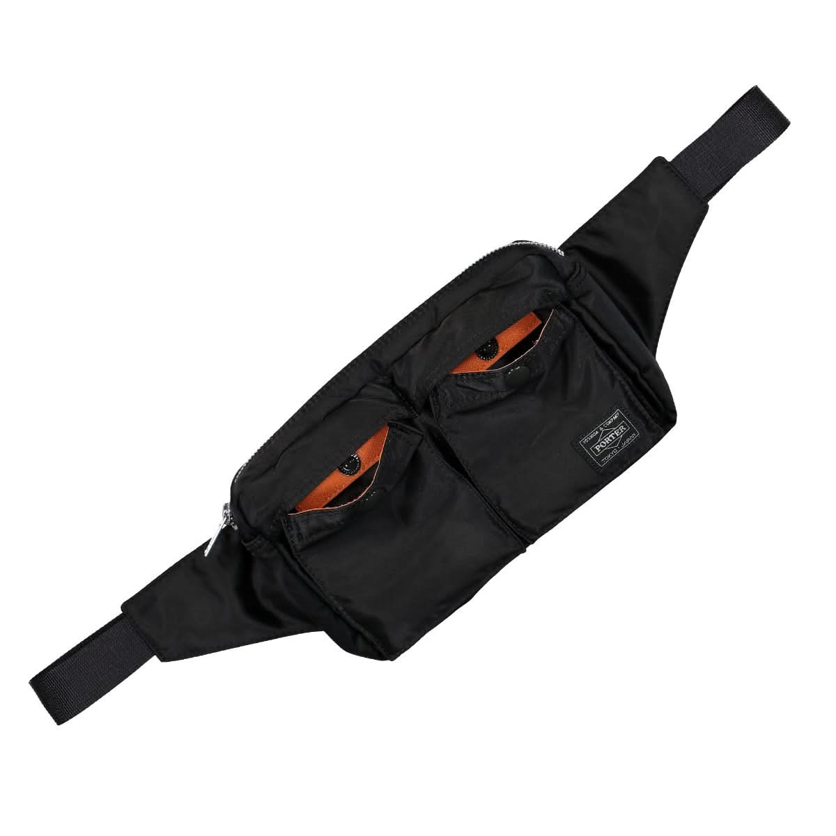 Porter-Yoshida & Co. Tanker Waist Bag Black Detail view 3 | Gate