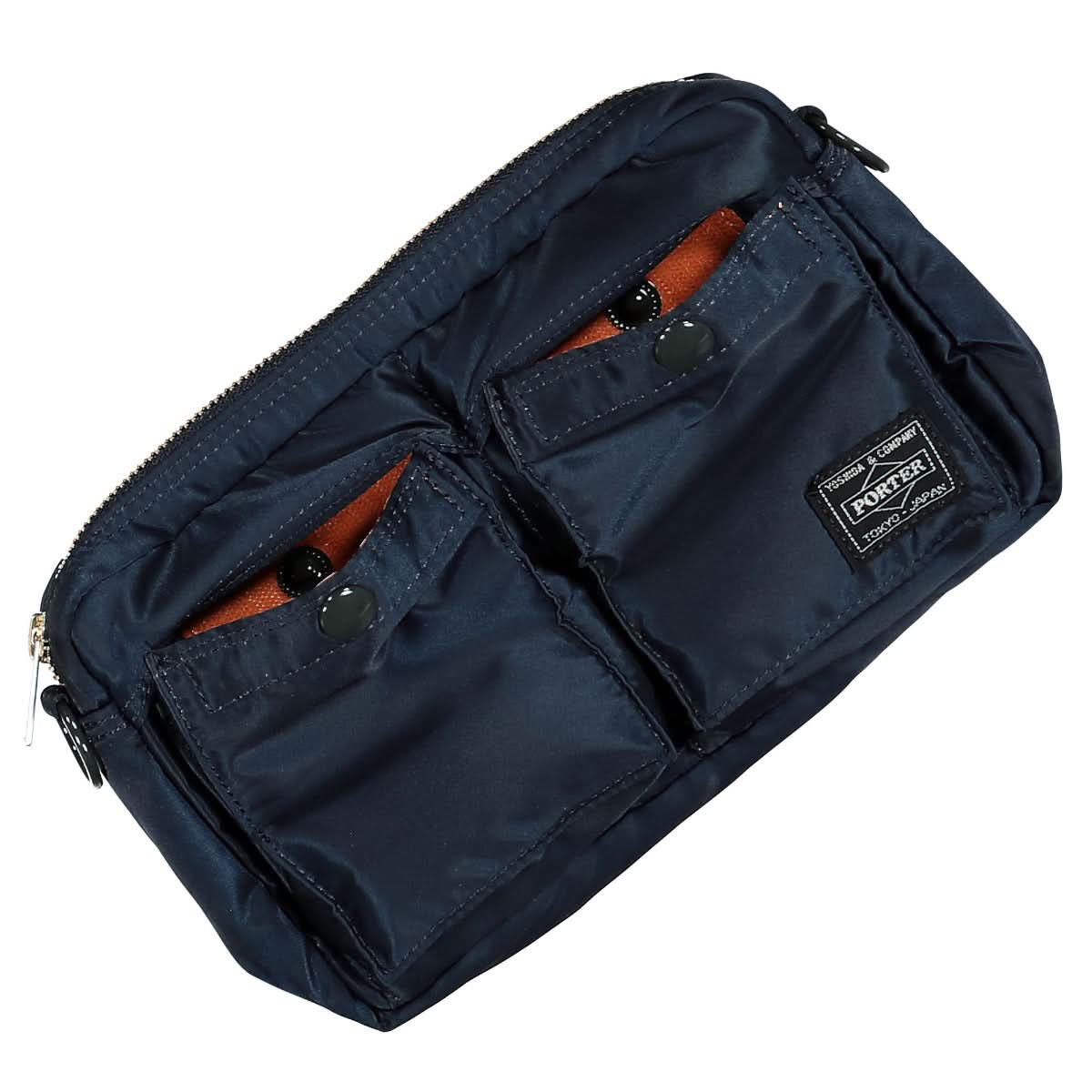 Porter-Yoshida & Co. Tanker Shoulder Bag Blue Detail view 4 | Gate