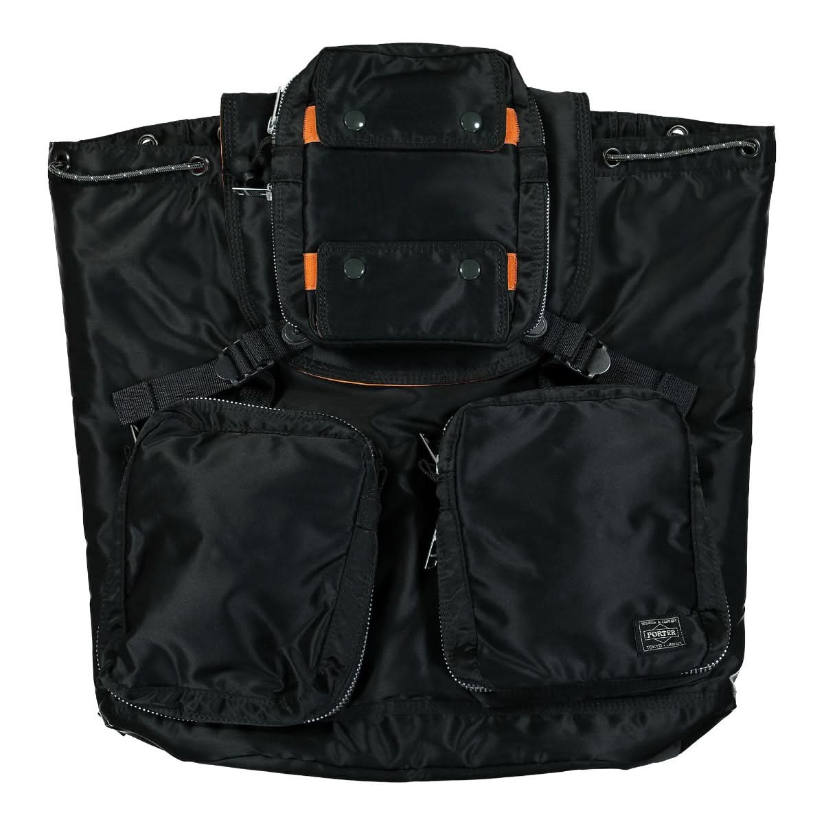 Porter-Yoshida & Co. Tanker Ruck Sack Black Detail view 1 | Gate