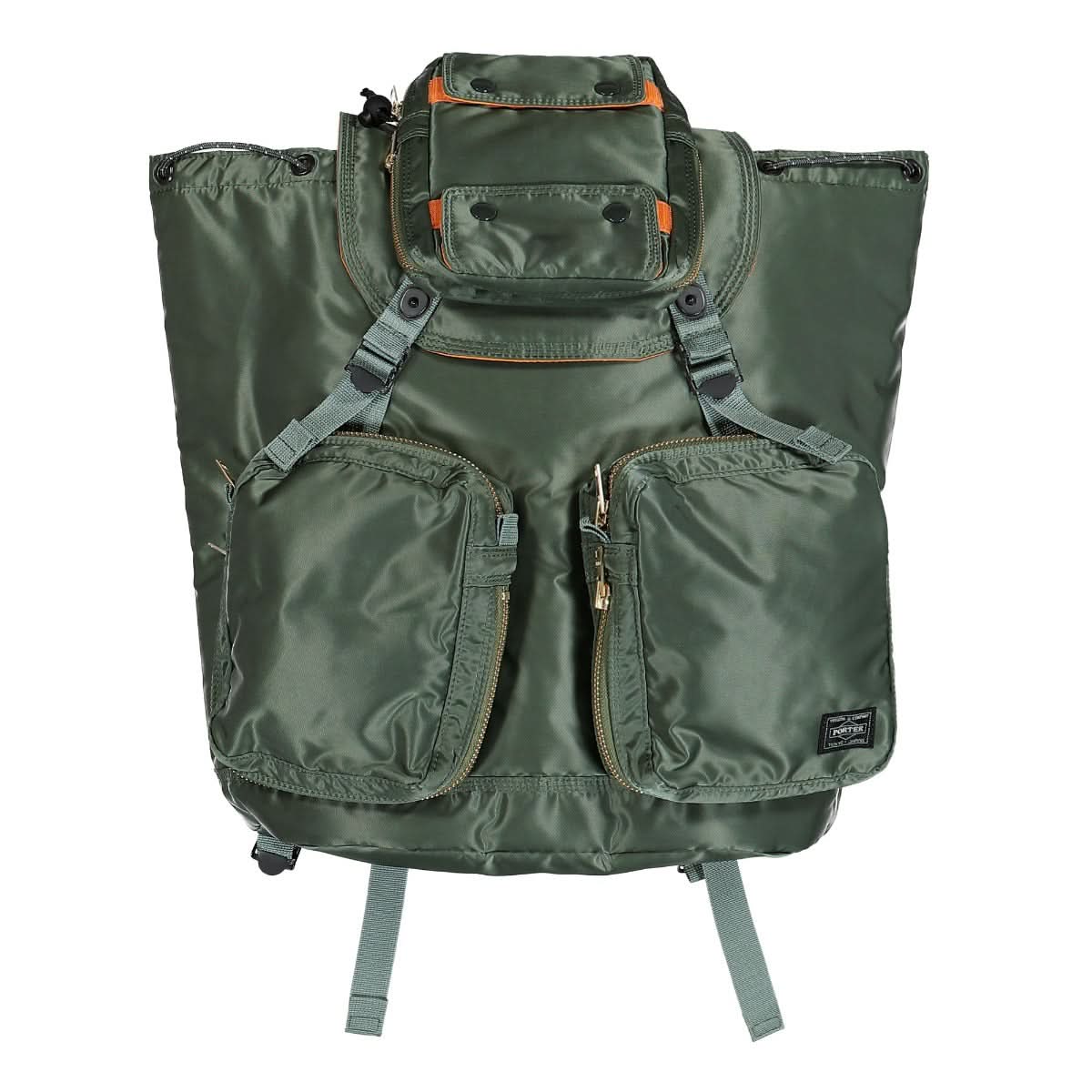 Porter-Yoshida & Co. Tanker Ruck Sack Green Detail view 1 | Gate