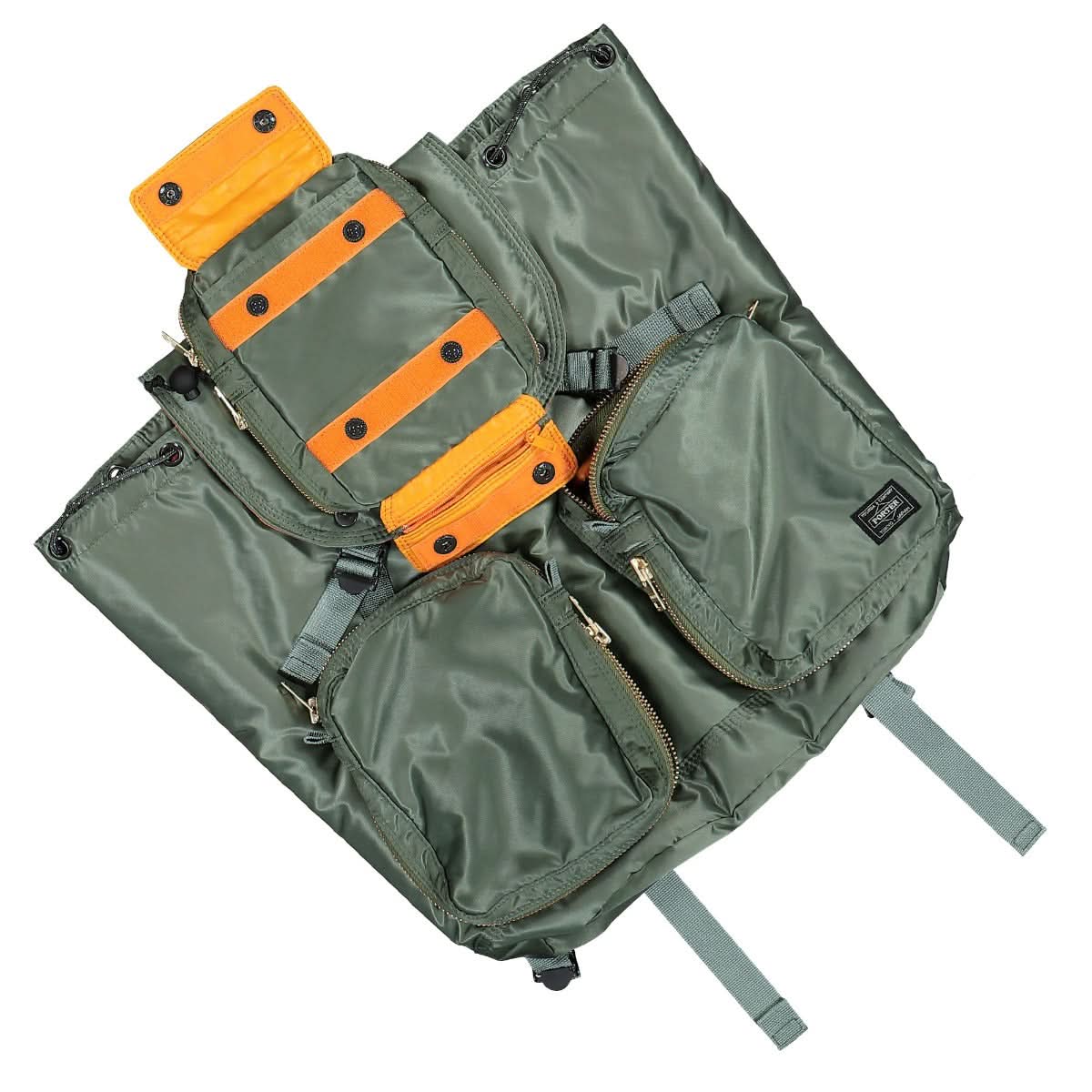 Porter-Yoshida & Co. Tanker Ruck Sack Green Detail view 4 | Gate