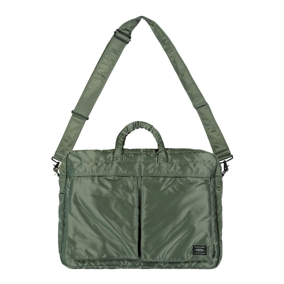 Porter-Yoshida & Co. Tanker 2Way Overnight Briefcase Green Detail view 1 | Gate