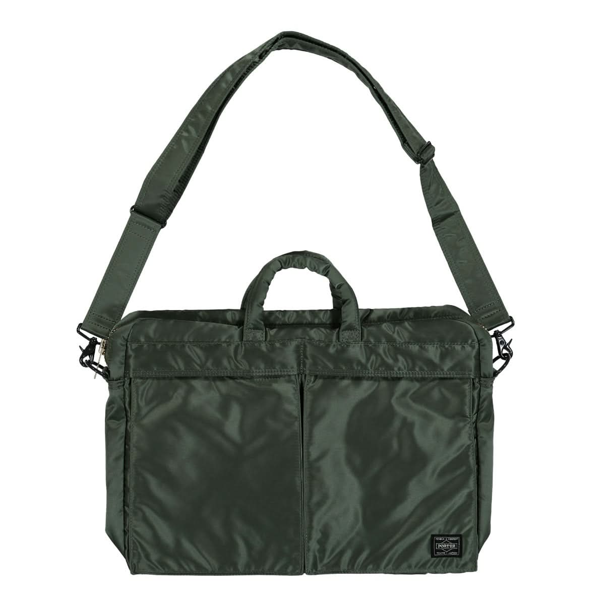 Porter-Yoshida & Co. Tanker 2Way Briefcase Green Detail view 3 | Gate
