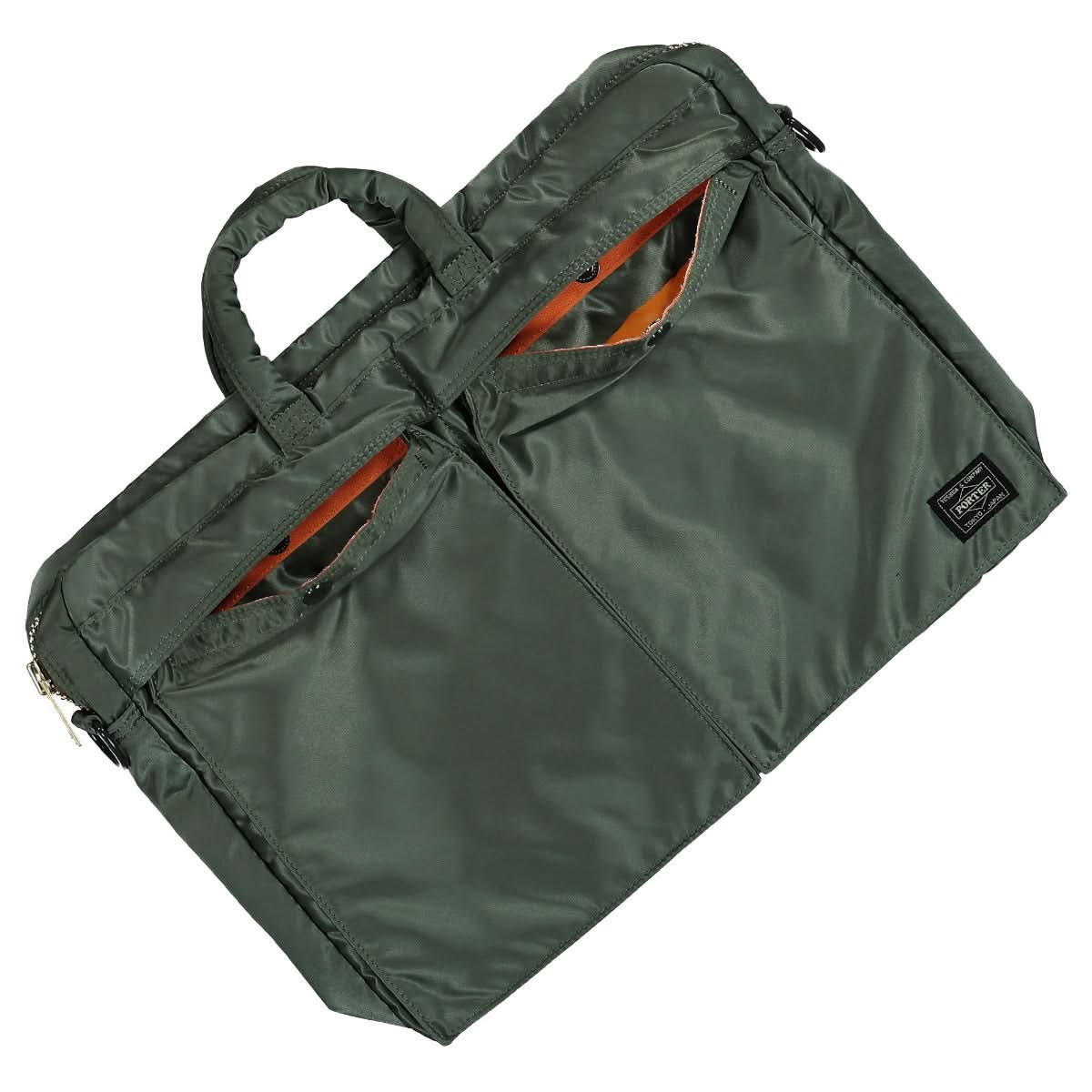 Porter-Yoshida & Co. Tanker 2Way Briefcase Green Detail view 4 | Gate