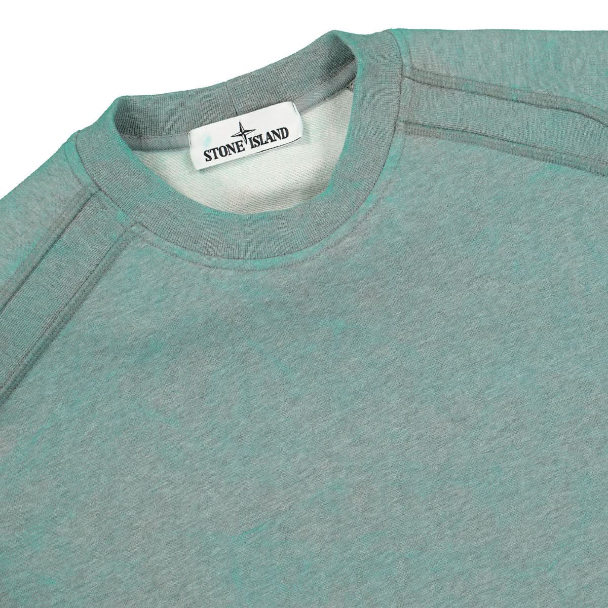 Stone Island Sweat-Shirt Grey,Green Detail view 3 | Gate