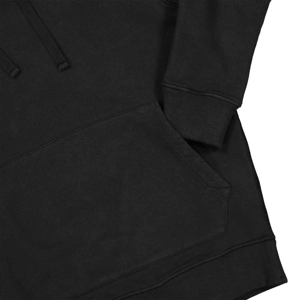 Stone Island Hooded Sweat-Shirt Black Detail view 4 | Gate