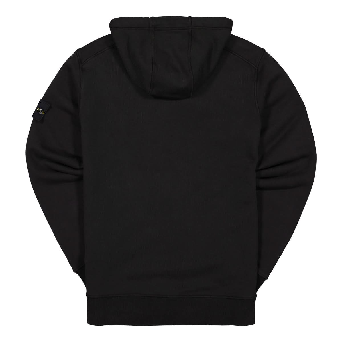 Stone Island Hooded Sweat-Shirt Black Detail view 2 | Gate