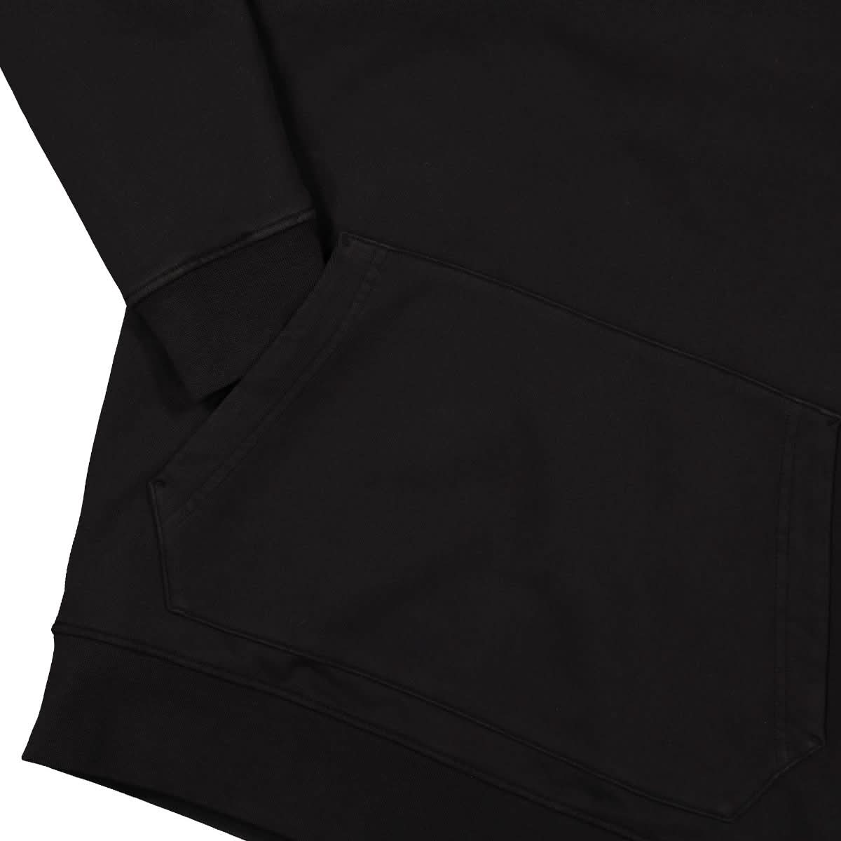 Stone Island Hooded Sweat-Shirt Black Detail view 4 | Gate