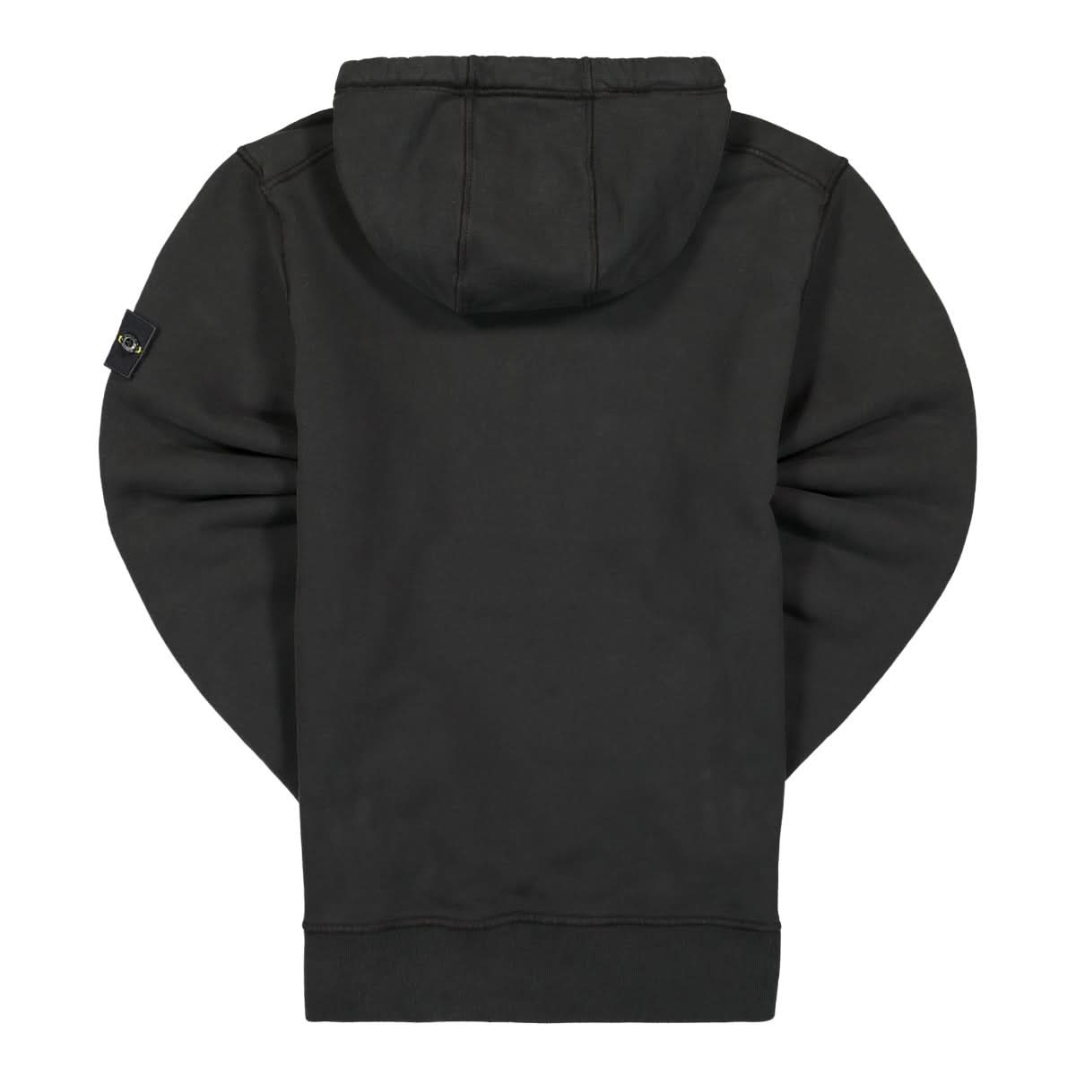 Stone Island Hooded Sweat-Shirt Black Detail view 2 | Gate