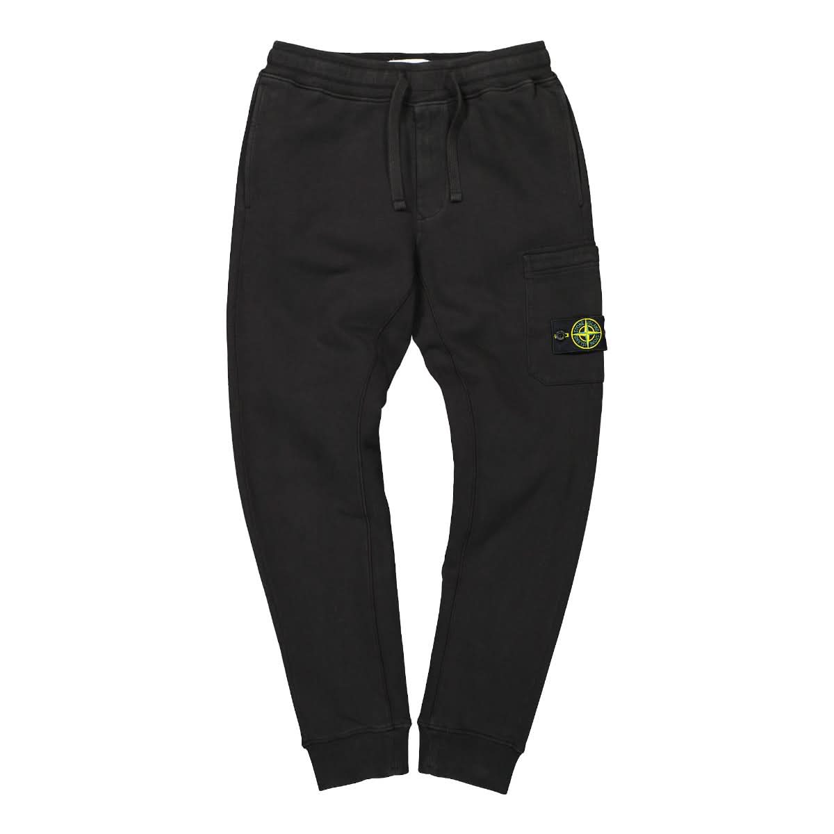 Stone Island Fleece Pants Black Detail view 1 | Gate