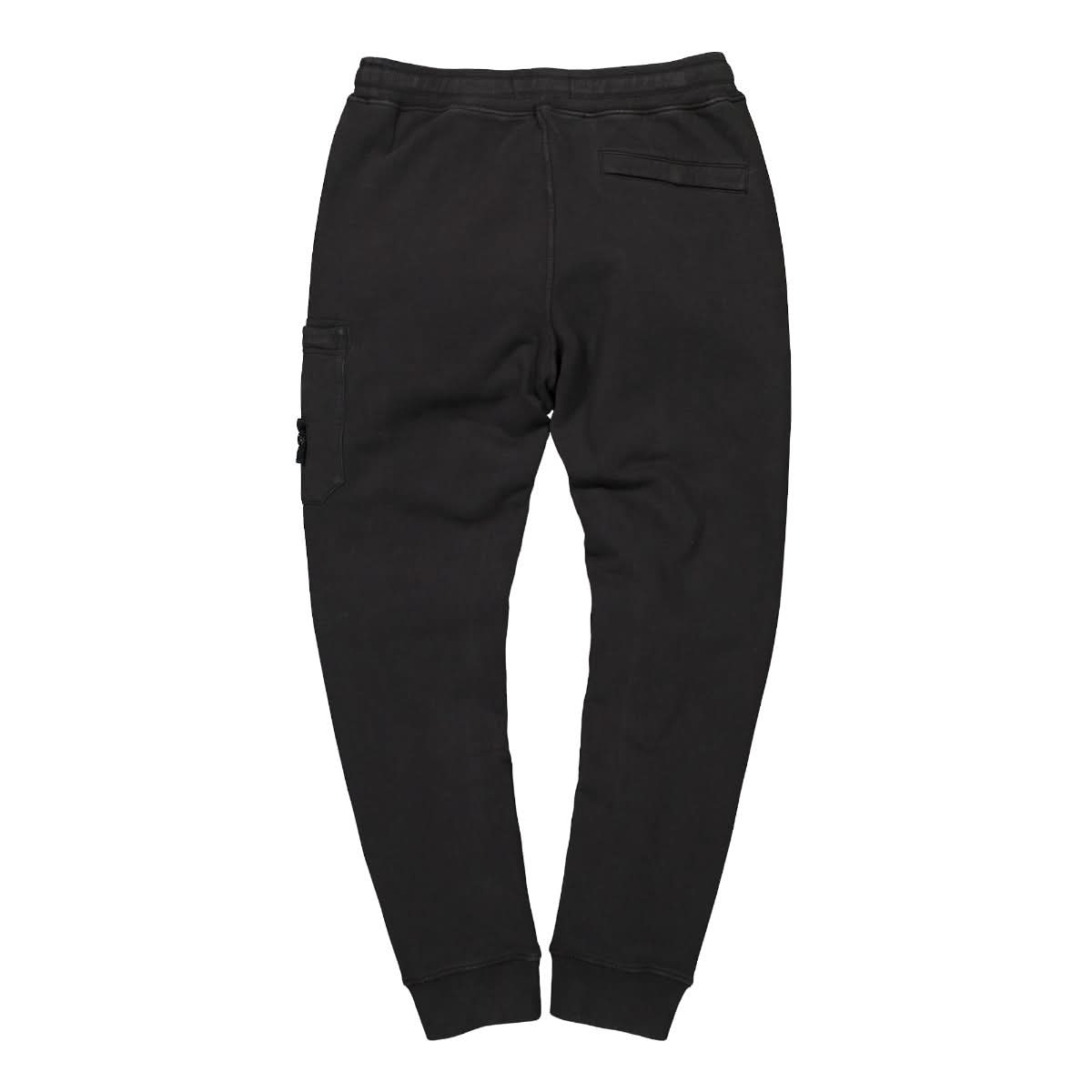 Stone Island Fleece Pants Black Detail view 2 | Gate
