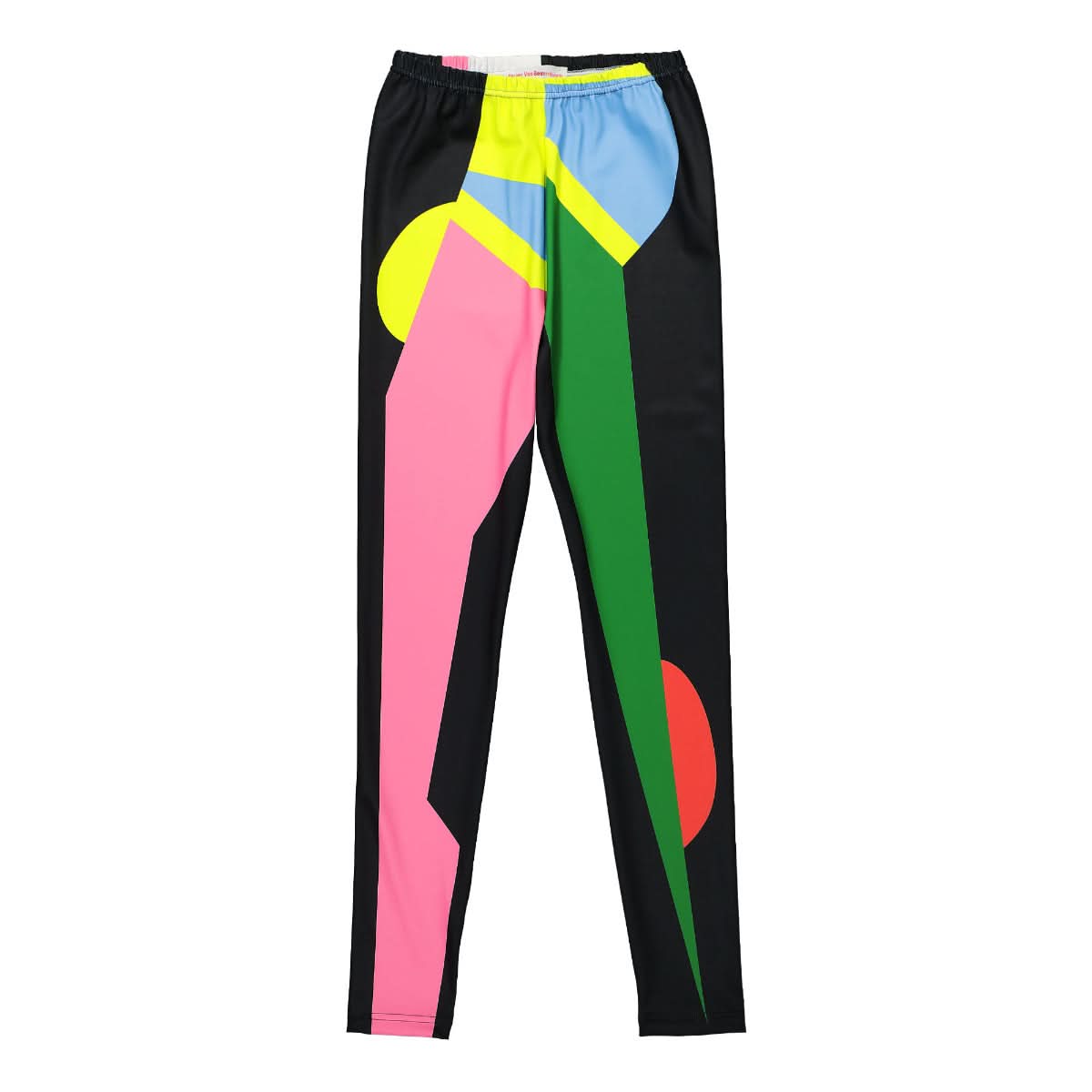 Walter Van Beirendonck Legs Legging Black,Yellow Detail view 1 | Gate
