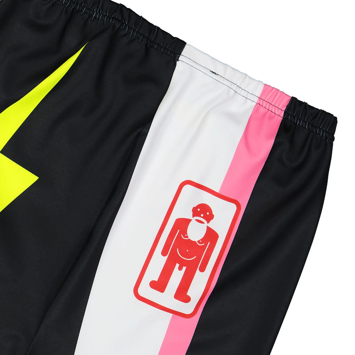 Walter Van Beirendonck Legs Legging Black,Yellow Detail view 3 | Gate