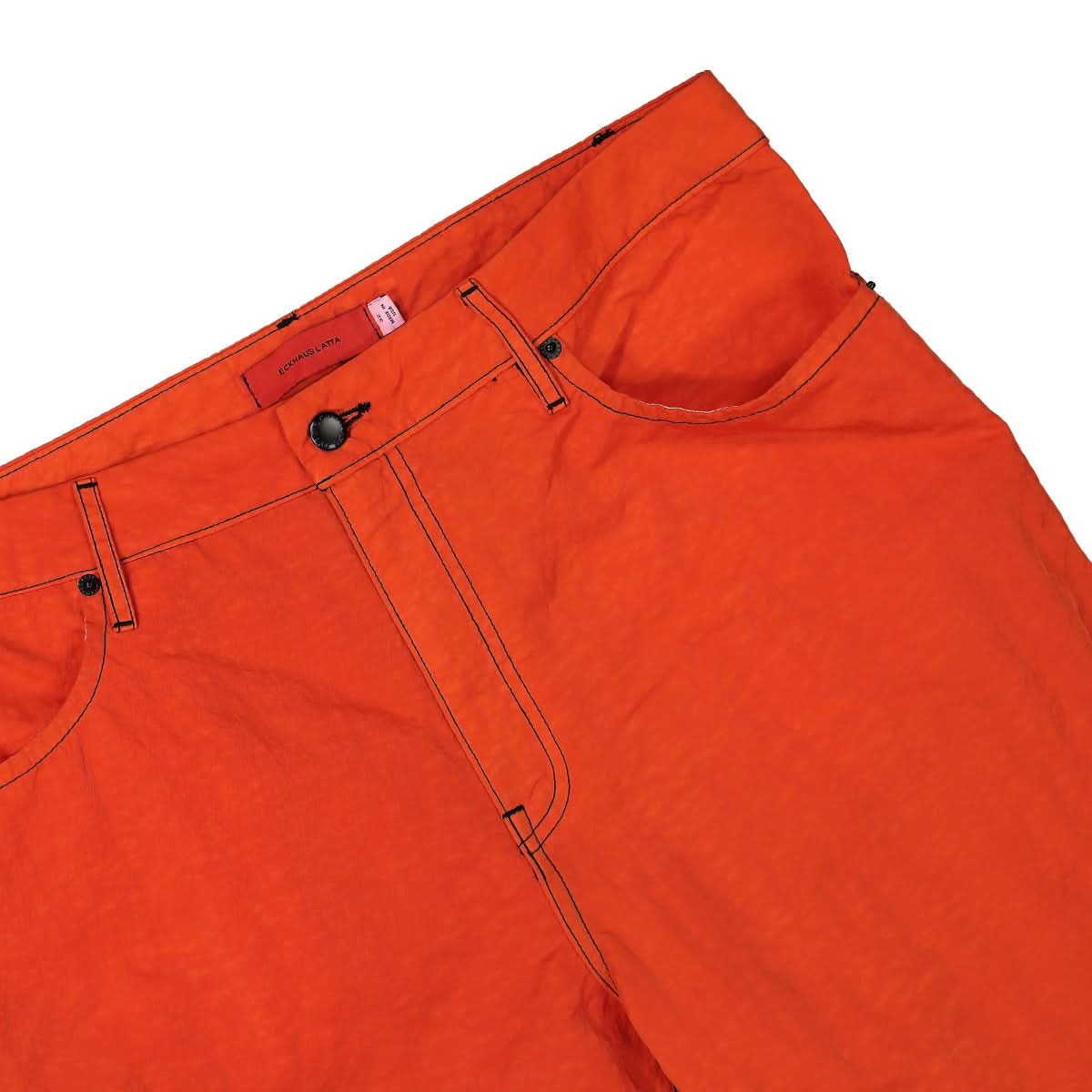 Eckhaus Latta Mobile Pant Orange,Red Detail view 4 | Gate