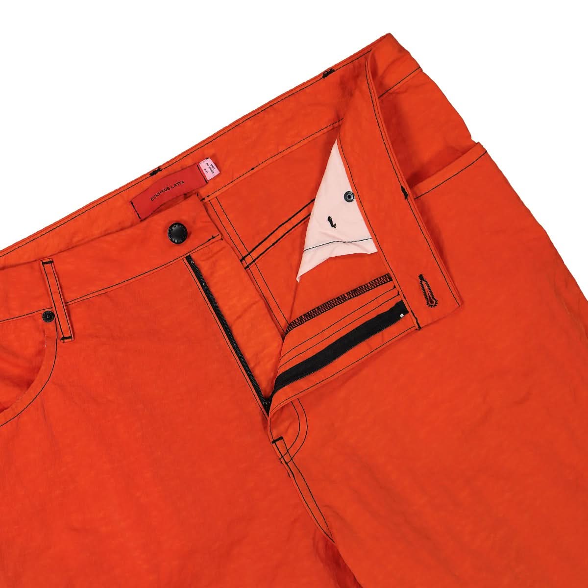 Eckhaus Latta Mobile Pant Orange,Red Detail view 5 | Gate