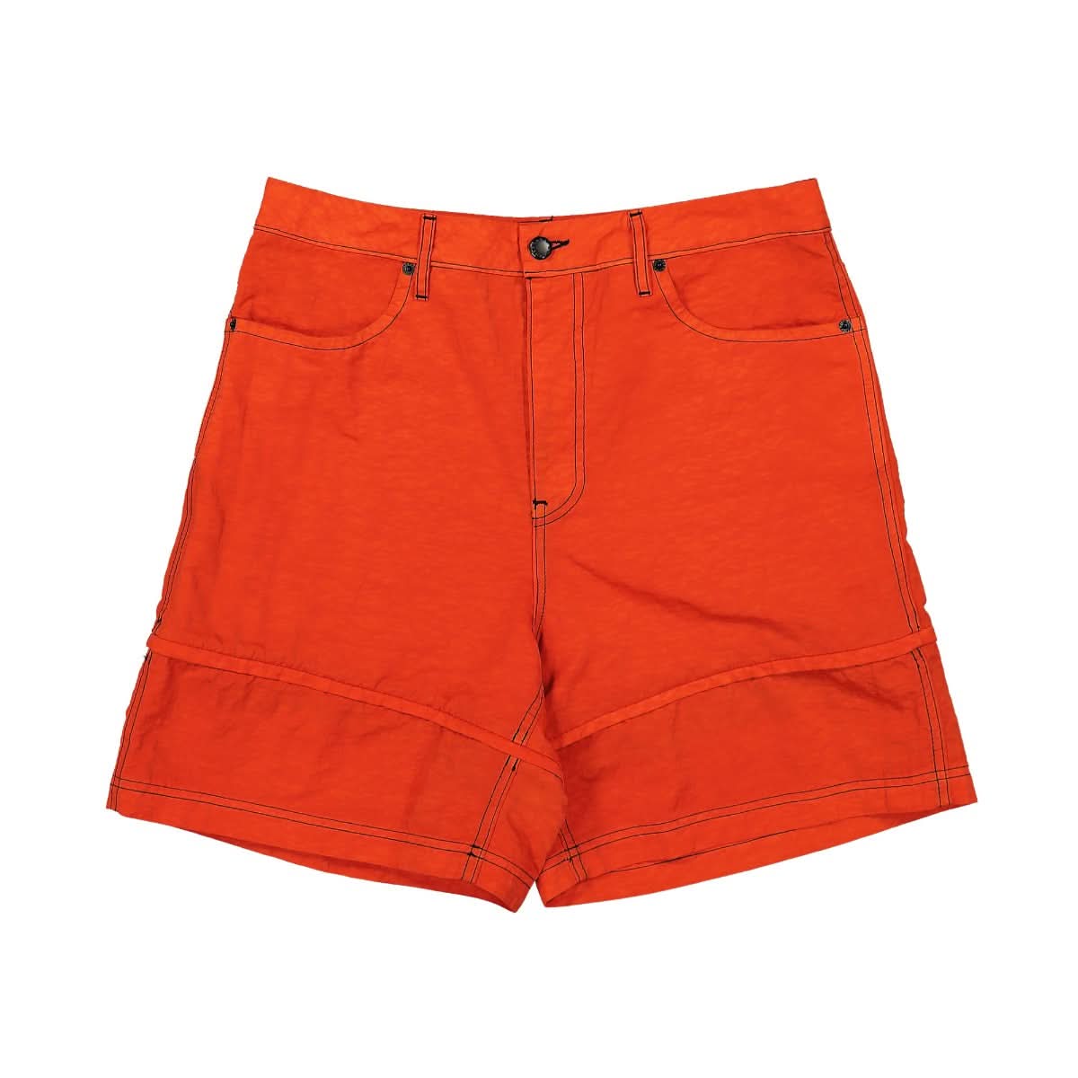 Eckhaus Latta Mobile Zip Short Orange,Red Detail view 1 | Gate