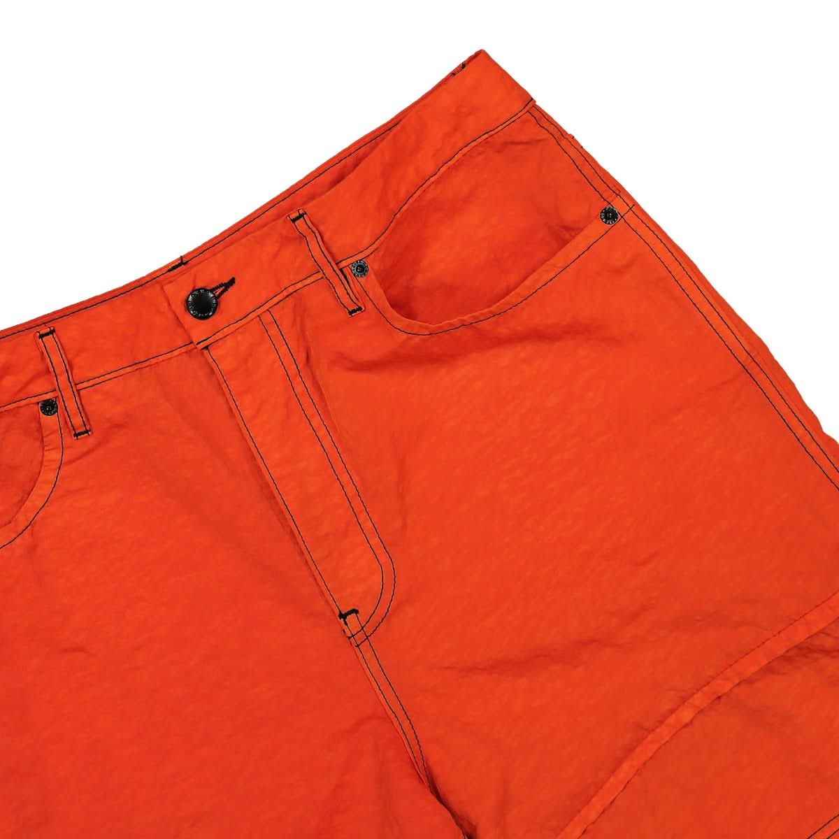 Eckhaus Latta Mobile Zip Short Orange,Red Detail view 4 | Gate